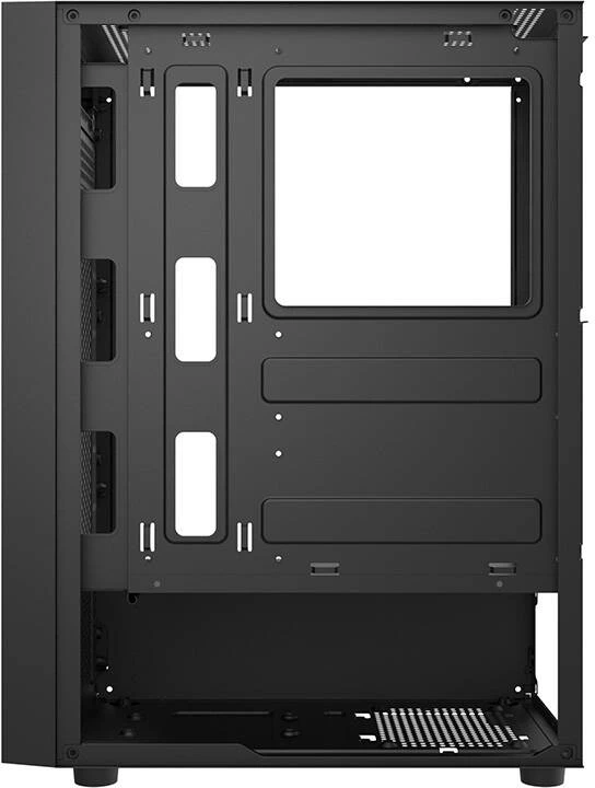 Kasë Darkflash A290, Midi Tower, xham i temperuar, e zezë