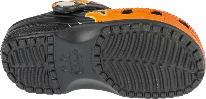 Papuqe Crocs fëmijë, të zeza dhe portokalli