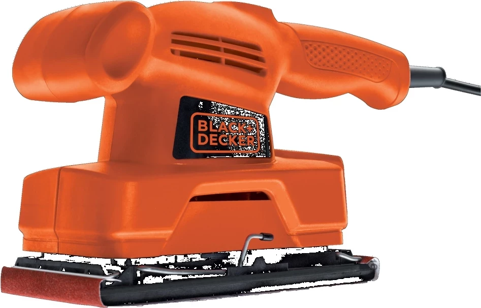Zmerilues vibrues Black&Decker KA300 135 W, 92 x 230 mm, portokalli/zi