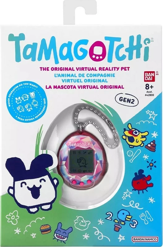 Tamagotchi Bandai Pink Treasure Jewel, lodër elektronike koleksionuese