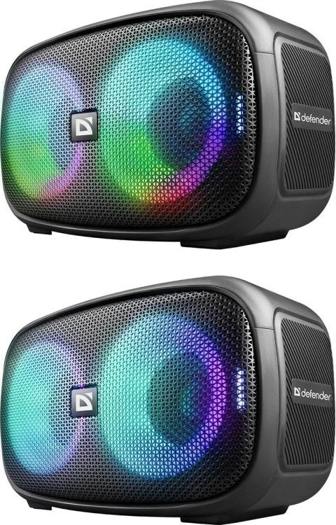 Boks Bluetooth defender Q5, 20W, LED, BT 5.3, FM, USB, TWS, Zi