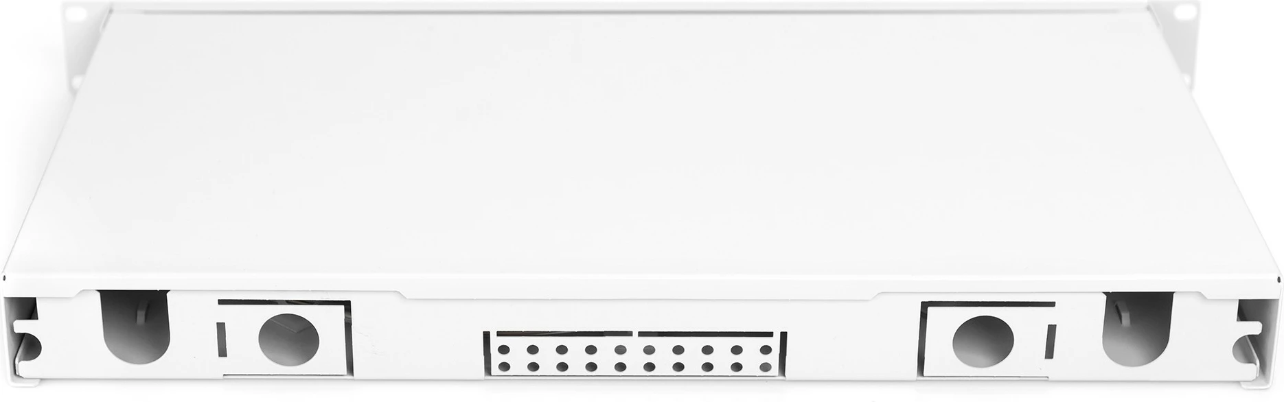 Kuti bashkimi fibrash optike Digitus OM3, 6x LC, 1U, çelik, gri