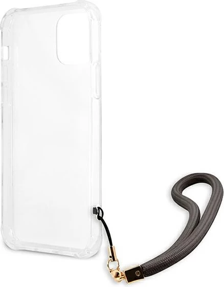 Mbështjellës Guess GUHCP12SKSMAGR për iPhone 12 mini 5.4", Marble Collection, Gri me varëse