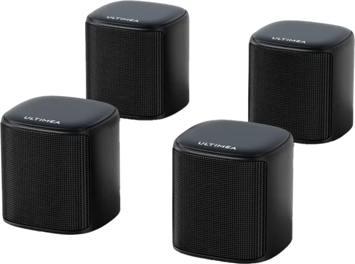 Soundbar Ultimea Aura A40 7.1 Virtual Surround, 330 W, me subwoofer 4" dhe 4 altoparlantë