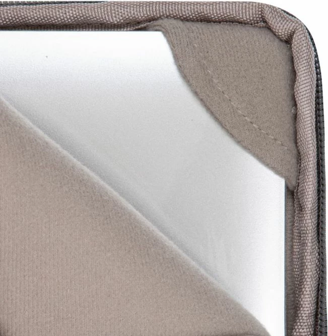 çantë laptopi RIVACASE 7913 13.3\", poliester waterproof, me doreza, gri e çelët