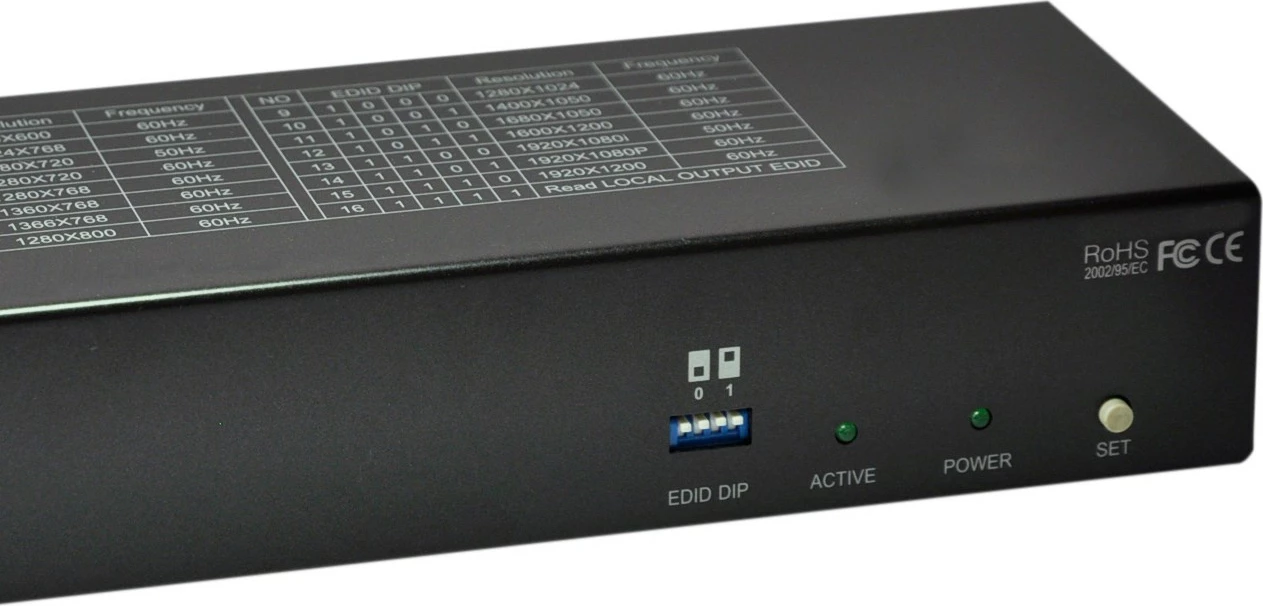 Transmetues AV LevelOne HVE-9118T, 300m, 8 dalje, 1920 x 1200, i zi