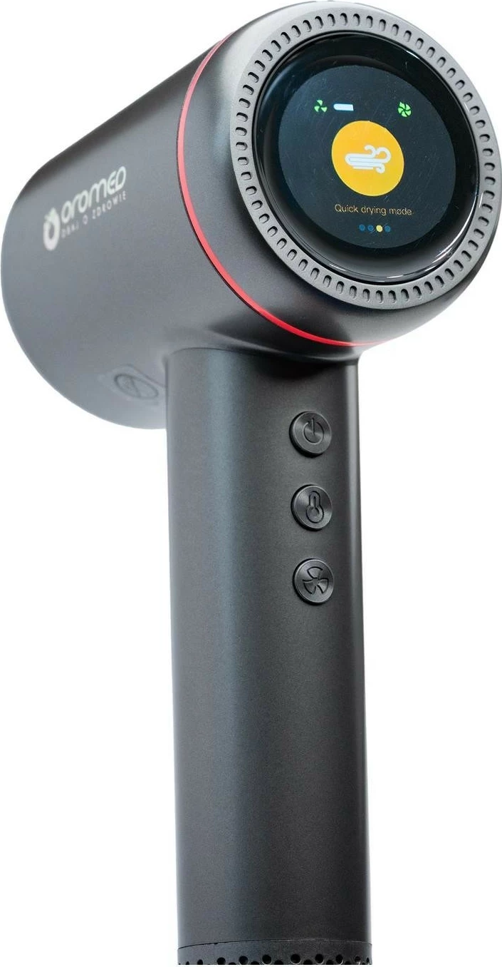 Tharëse flokësh Oromed Oro-F1 Sonic, 1600W, jonizim, ekran LCD, argjendtë