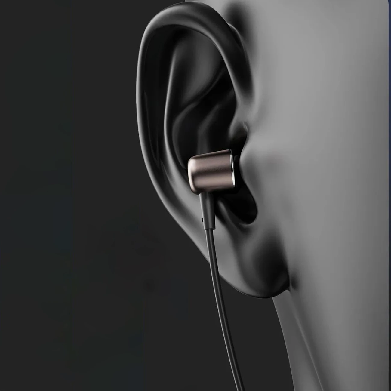 Kufje in-ear Dudao X1PROT me kabllo, USB-C, 1.2m, e zezë