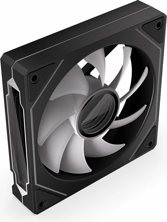 Ventilator PC Krux Corvus 120 ARGB KRXE006 120mm PWM 1600RPM, zi/bardhë, 1 copë