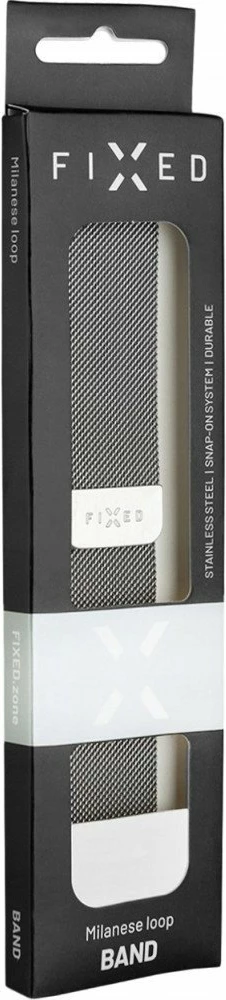 Rrip Smartwatch Fixed Mesh FIXMEST-436-SL për Apple Watch 38/40/41mm, çelik inox, mbyllje magnetike, argjendtë