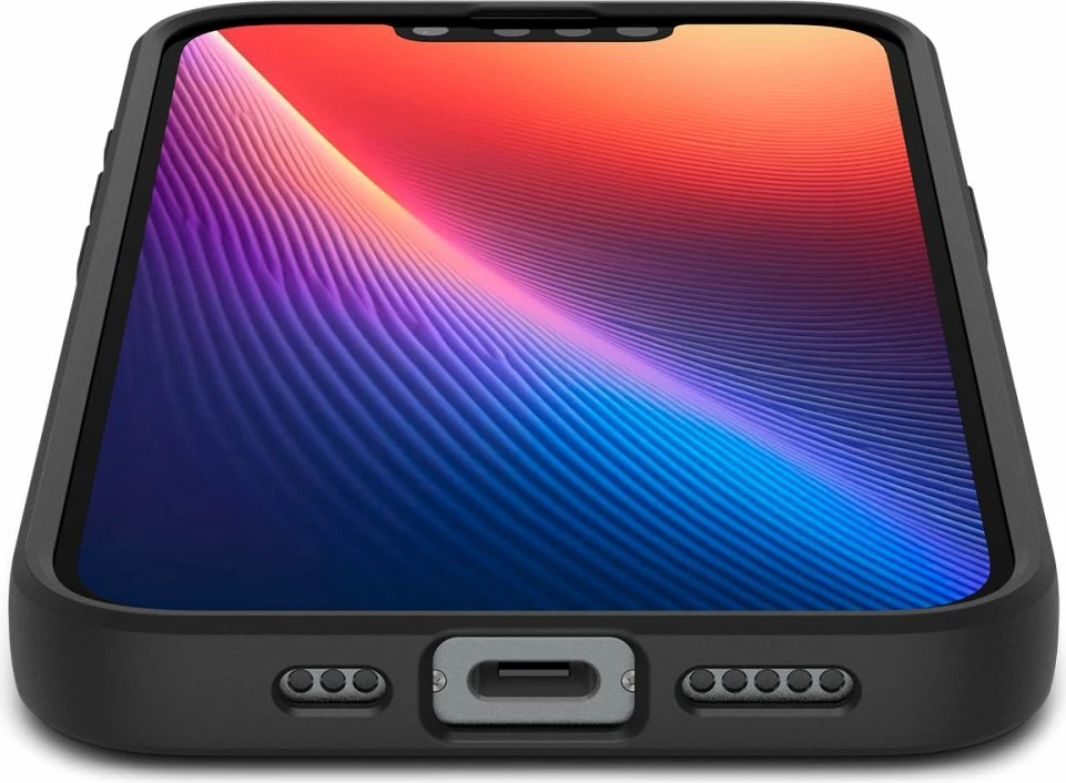 Mbështjellës Spigen Liquid Air për iPhone 16e, i zi mat