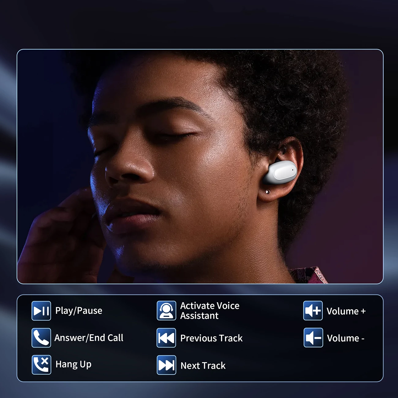 Kufje TWS Choetech MEMS BH-T23-WH, Bluetooth 5.3, USB-C, Bardhë