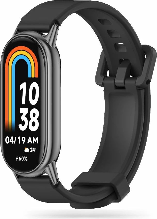 Rrip për orë të mençur Tech-Protect IconBand Pro për Xiaomi Smart Band 8 / 8 NFC, i zi