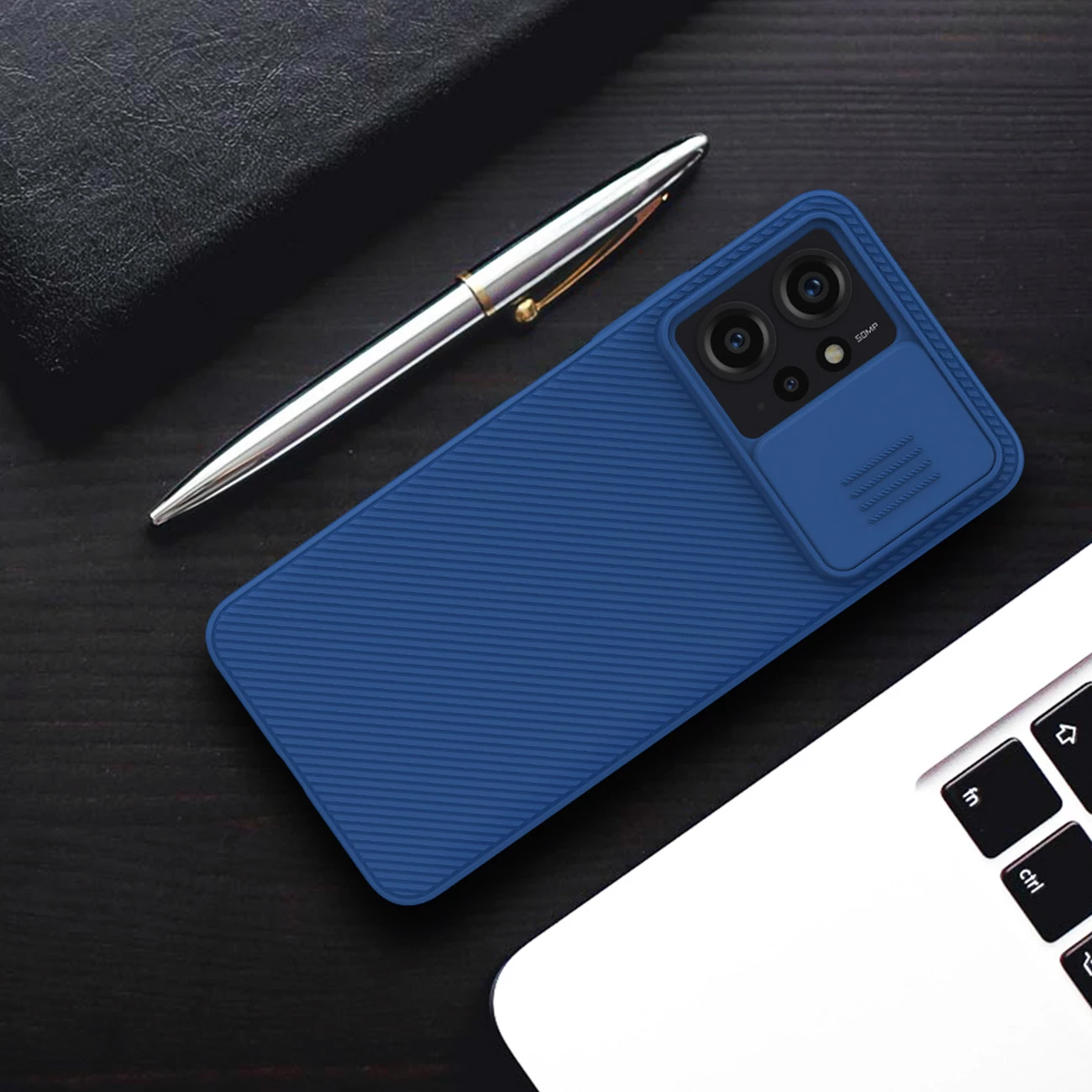 Mbështjellës Nillkin CamShield Case për Xiaomi Redmi Note 12, i zi