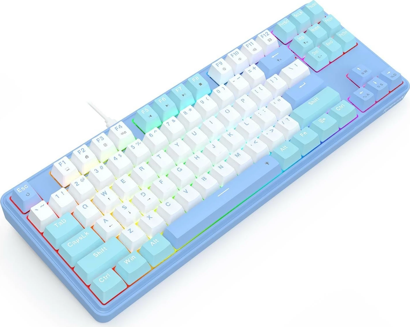 Tastierë Redragon K707WBB-RGB StarBlade, RGB, mekanike, e bardhë