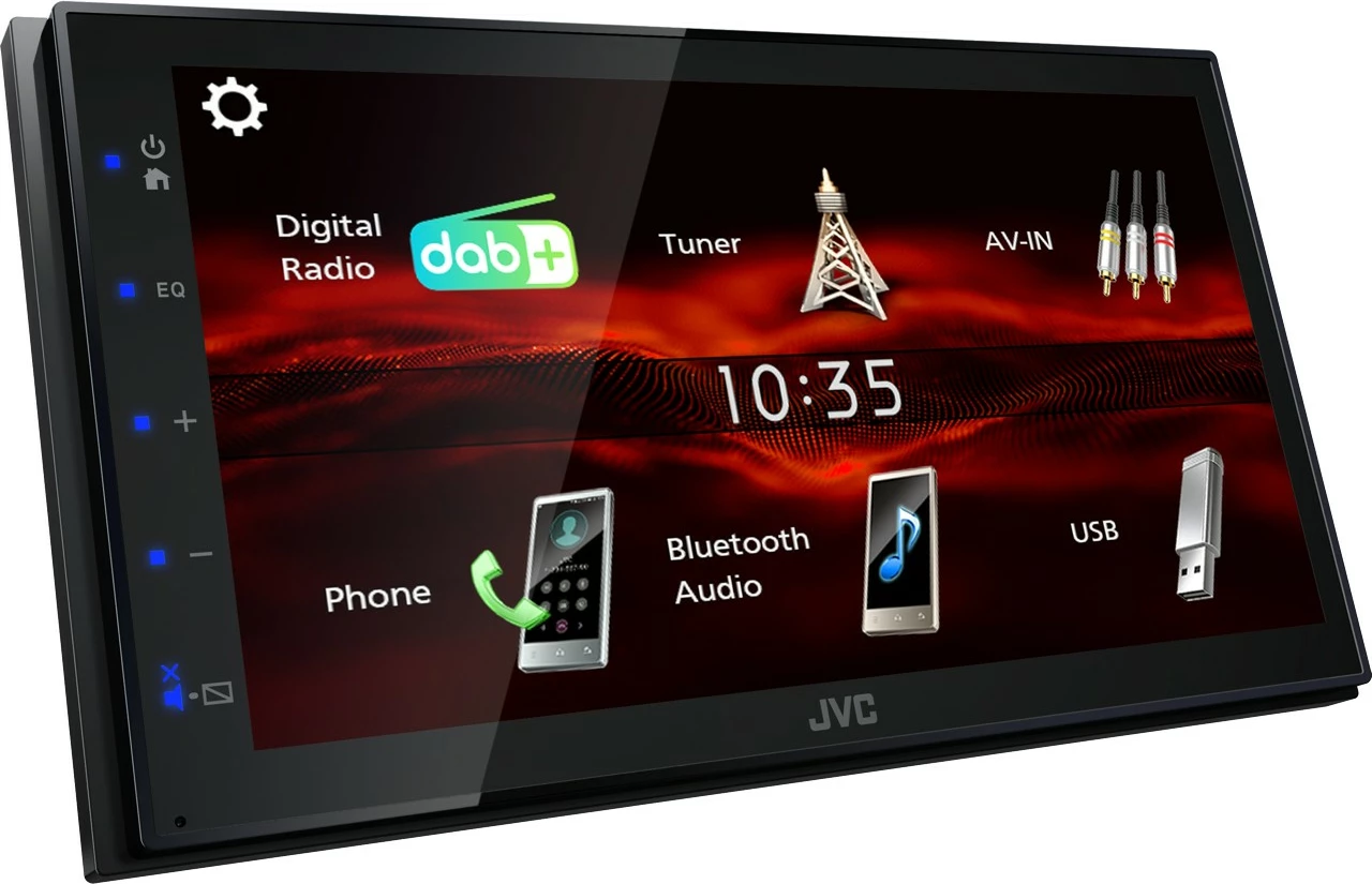 Media player JVC KW-M180DBT, 6.8", Bluetooth, DAB+, i zi
