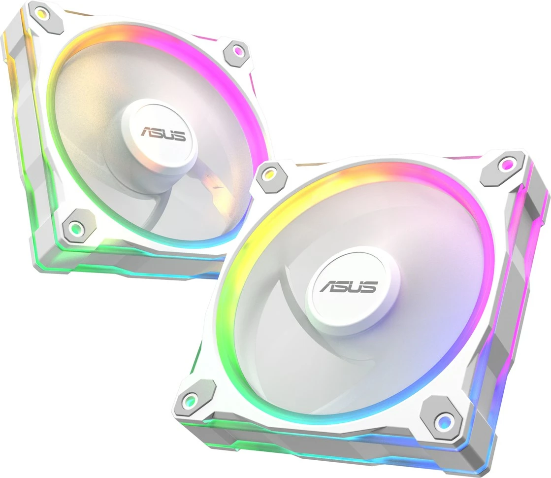 Ventilator kase ASUS Prime MR120 Fan ARGB Reverse, 12 cm, i bardhë
