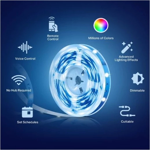 Shirit LED smart Wi‑Fi TP-LINK Tapo L900-5, 5 m, RGB