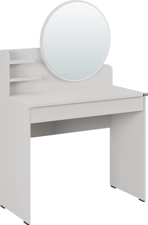 Tualet për dhomë gjumi me pasqyrë Nashi, ngjyrë mink, 90x45x138cm