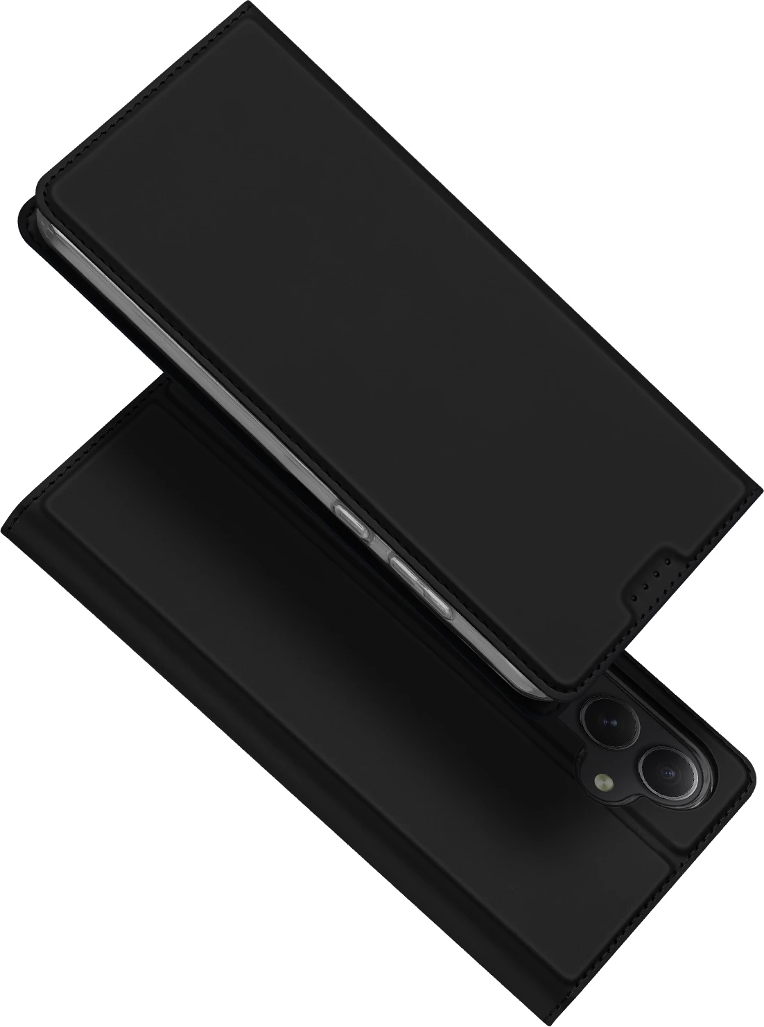 Mbështjellës Dux Ducis Skin Pro për Samsung Galaxy S24+, i zi, me kapak