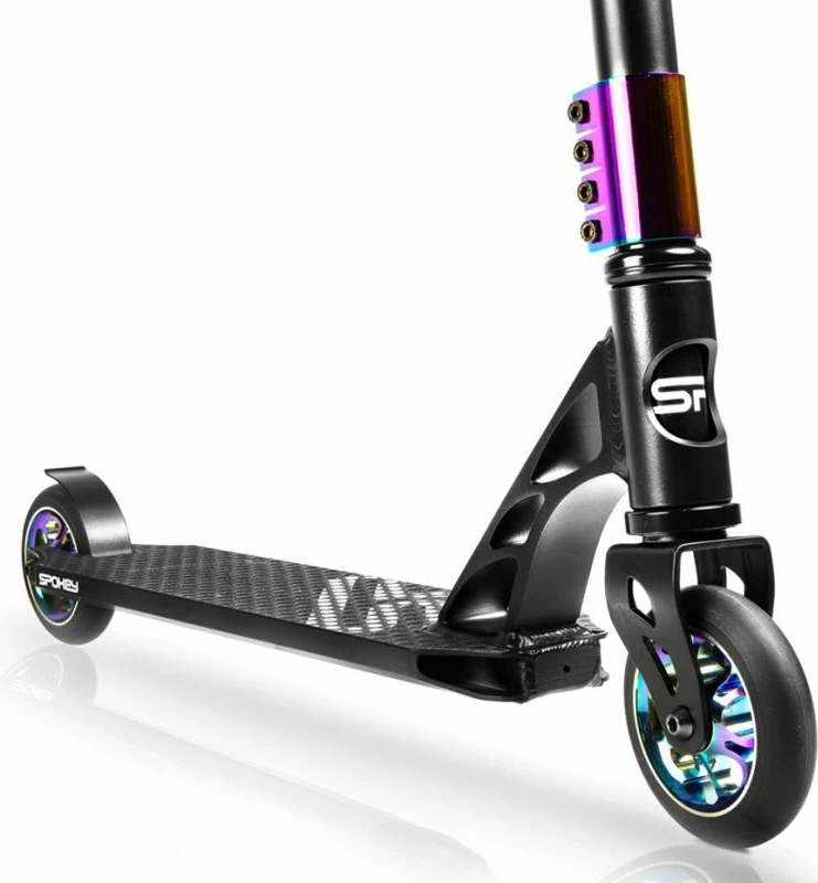 Scooter Spokey Fastplant 924731 për meshkuj dhe femra, ngjyrë e zezë