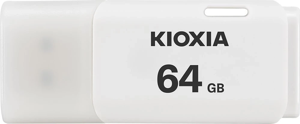USB Kioxia TransMemory U202,Flash Drive,64GB, Type-A 2.0, i bardhë