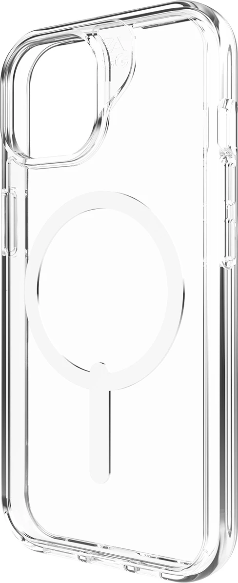 Mbështjellës Zagg Crystal Palace Snap për iPhone 16e/15/14/13, Transparent