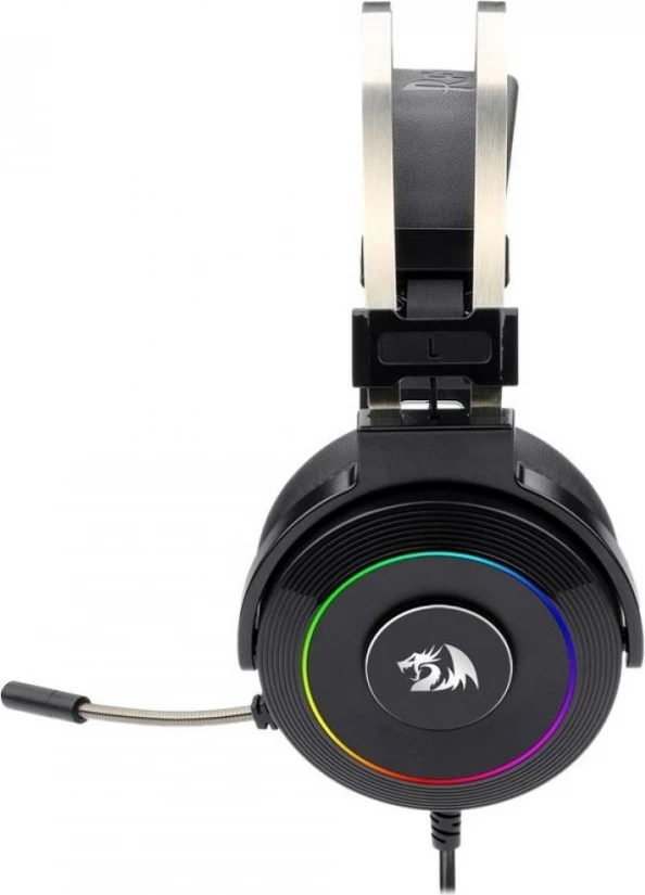 Kufje gaming Redragon Lamia 2 H320 RGB, USB, 7.1 Surround, me mikrofon, me mbajtëse, e zezë
