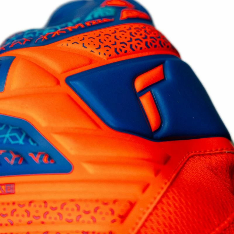 Dorëza portieri për fëmijë Reusch, blu-portokalli