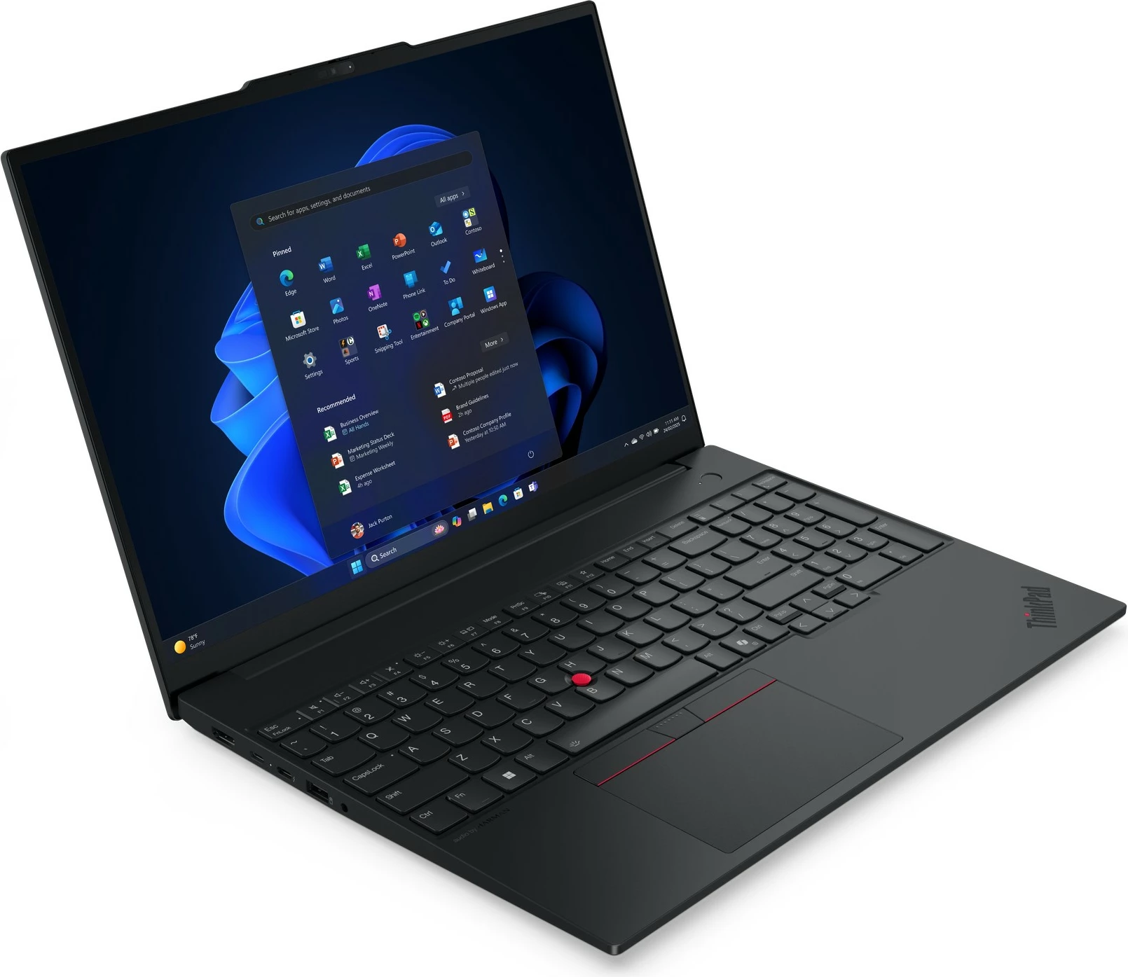 Kompjuter Lenovo ThinkPad E16 G3, Ultra5 225U, 32GB/512GB, 16 inç, e zezë