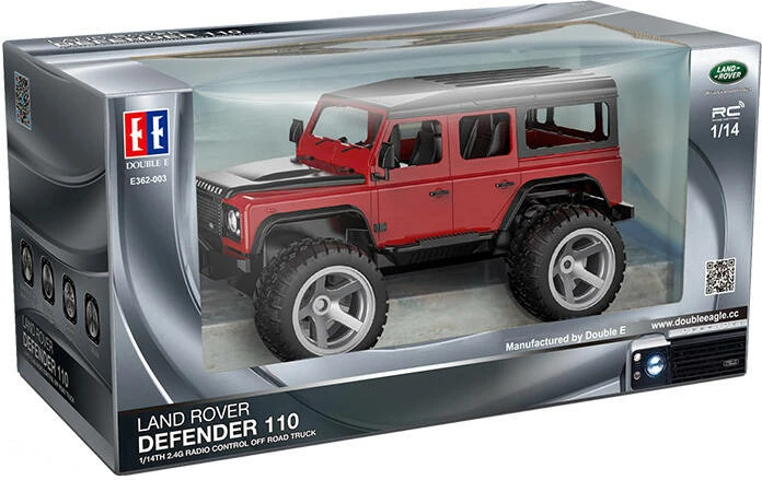 Makine me telekomandë Double Eagle Land Rover Defender E362-003, 1:14, e kuqe