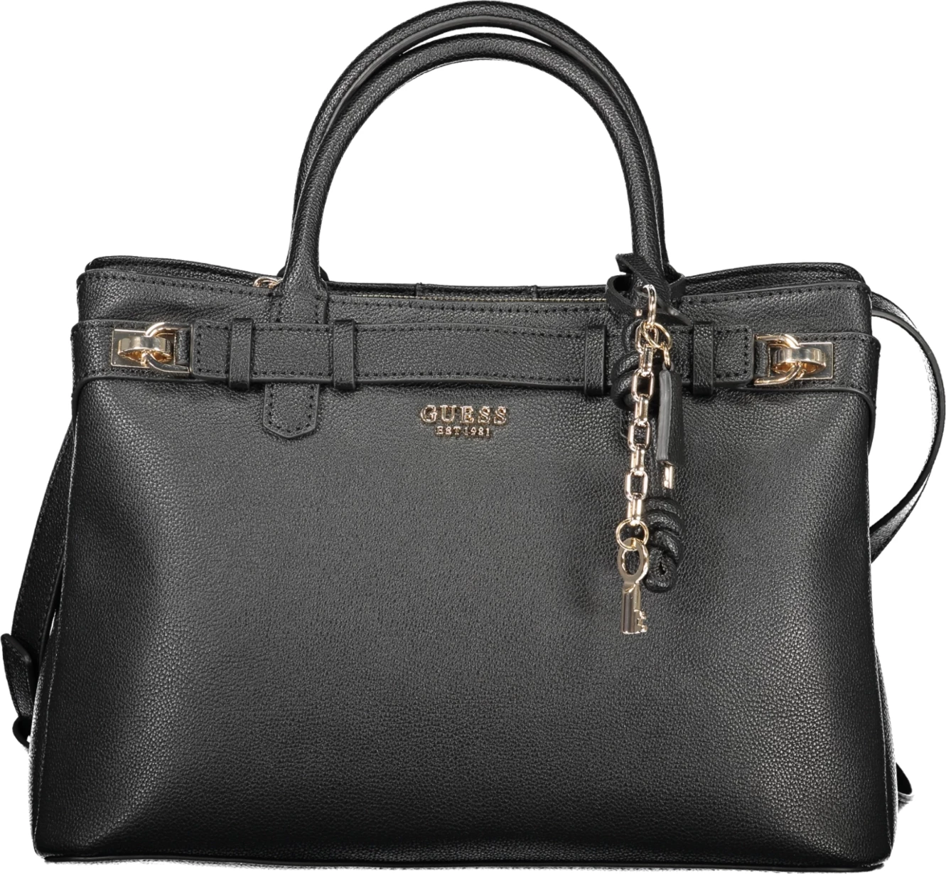 Çantë GUESS JEANS Gregoria për femra, e zezë