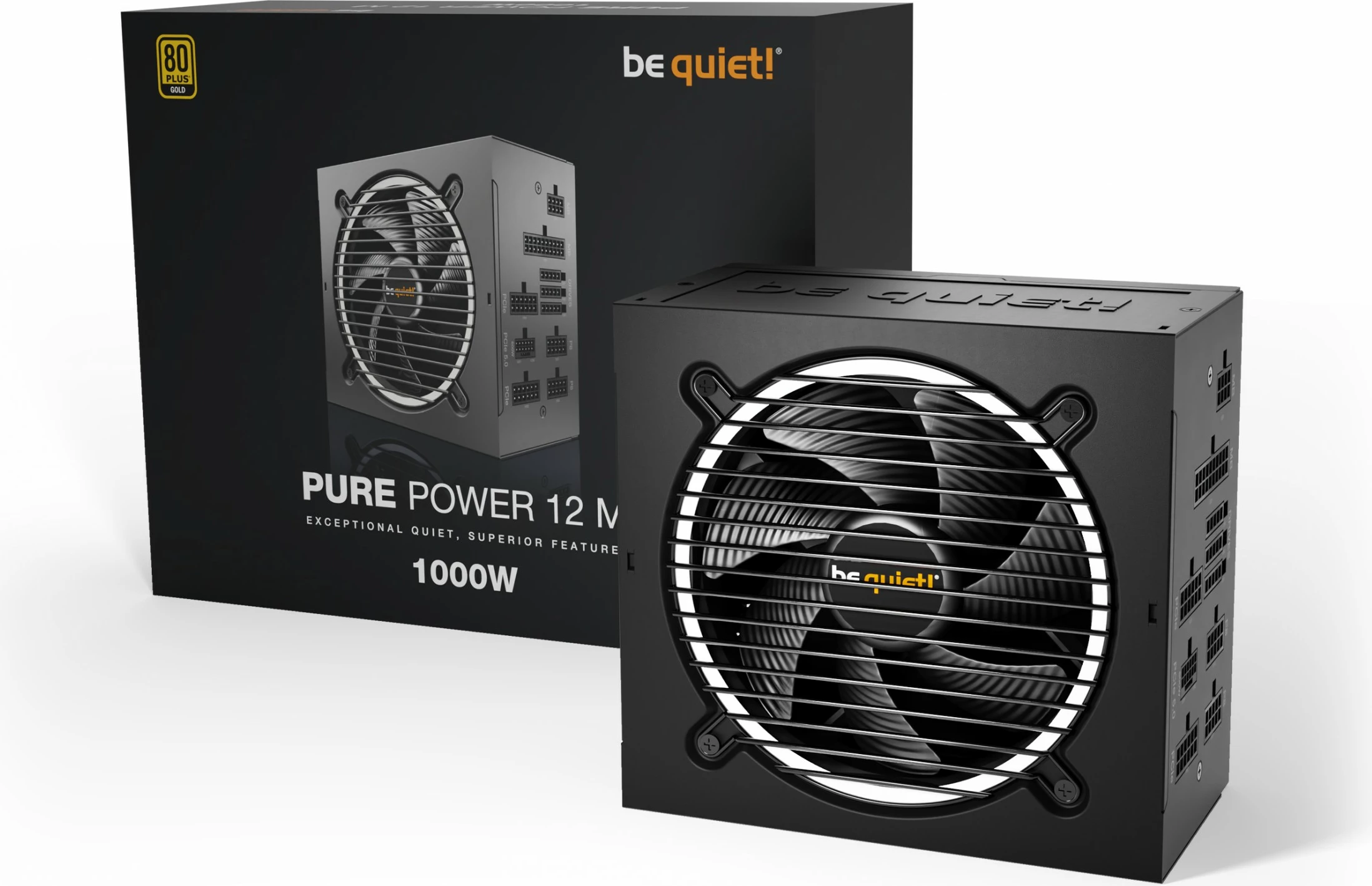 Furnizues energjie be quiet! Pure Power 12 M, 1000 W, 100 - 240 V, 1050 W, 50 - 60 Hz, 12 / 6 A, Aktiv