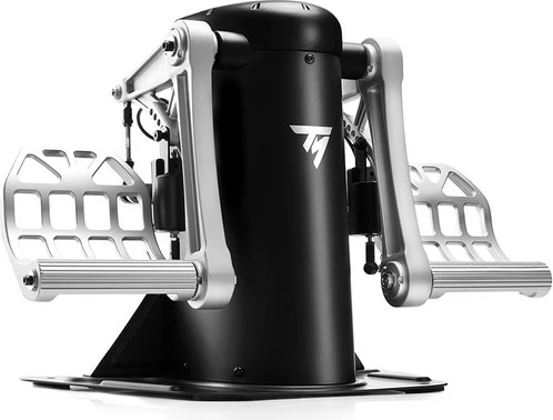 Pedale rudder për flight simulator Thrustmaster TPR Pendular Rudder, zi/argjend