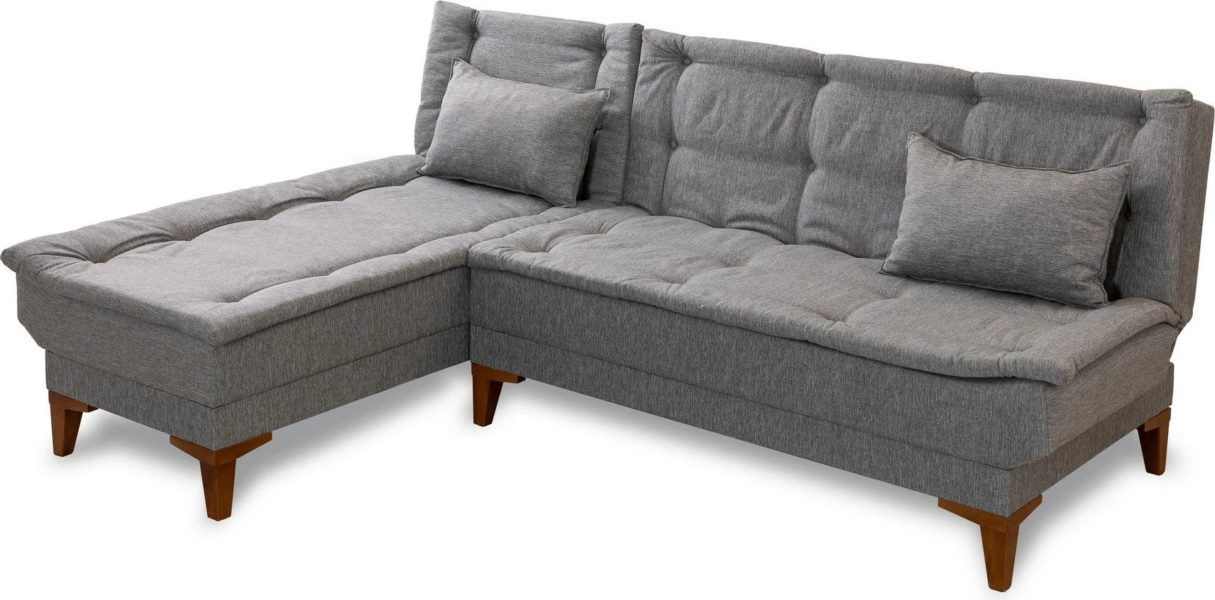 Kënd divan-krevat Atelier del Sofa, Santo majtas, ngjyrë gri