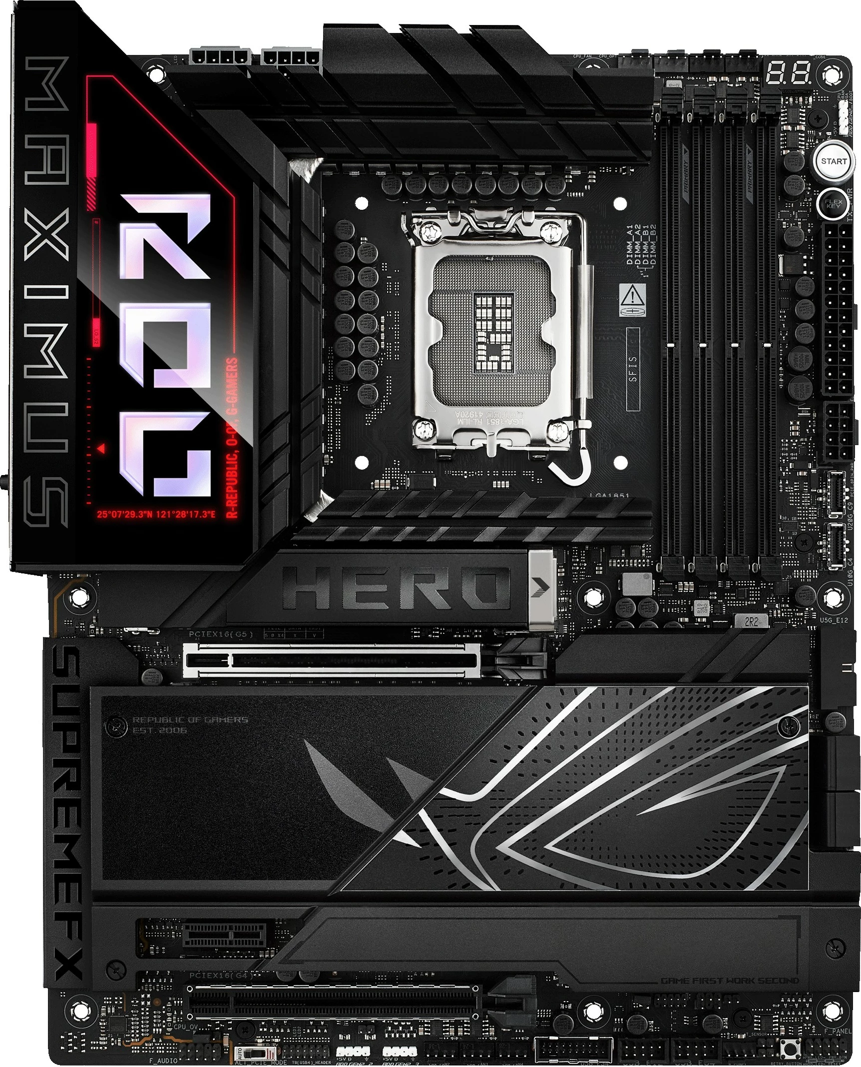 Pllakë amë ASUS ROG MAXIMUS Z890 HERO, Intel, LGA 1851, DDR5, 192 GB