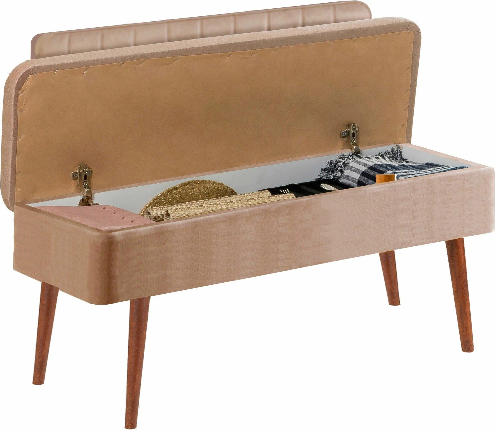 Set tavoline me karrige, zgjatshme, 5 pjesë, Skye Decor, Vina 0900-4, ngjyrë arre, gur