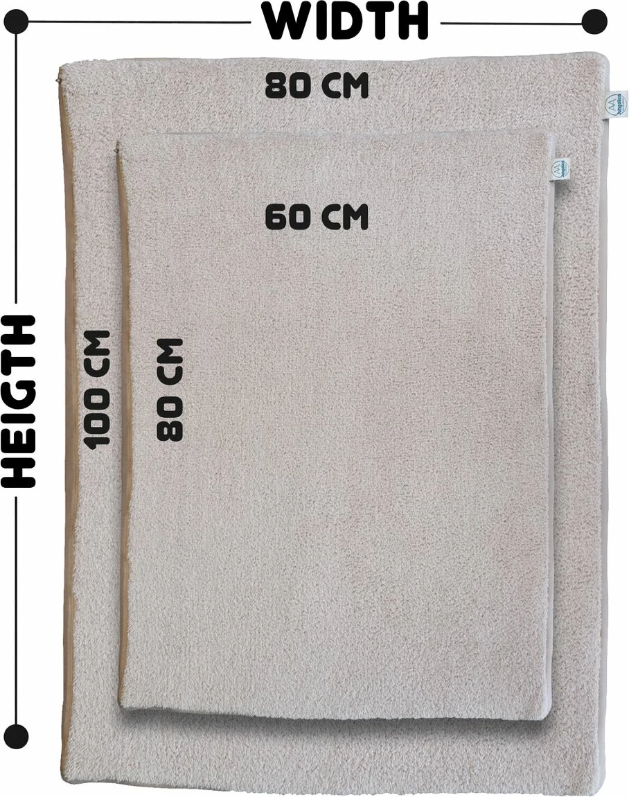 Shtrat për kafshë Paws & Whiskers, Easy Mat, 60x80, bezhë