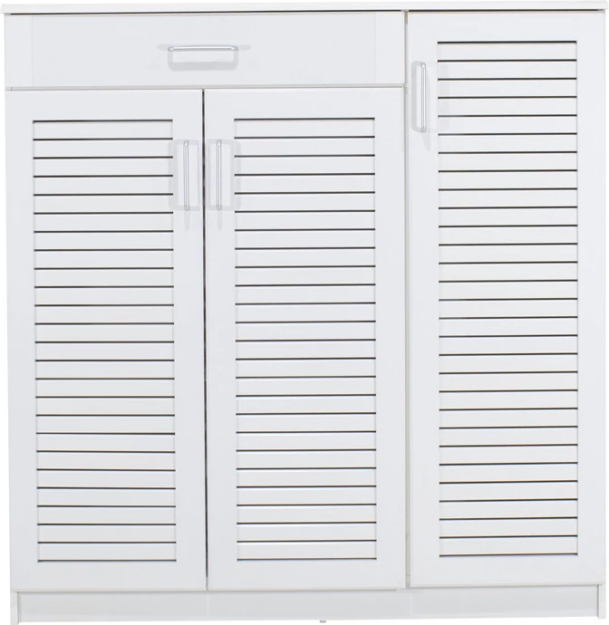 Dollap këpucësh Sante 30 palë i bardhë 120x37x123cm