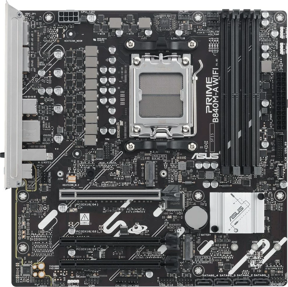 Pllakë amë ASUS PRIME B840M-A WIFI, Socket AM5, micro ATX