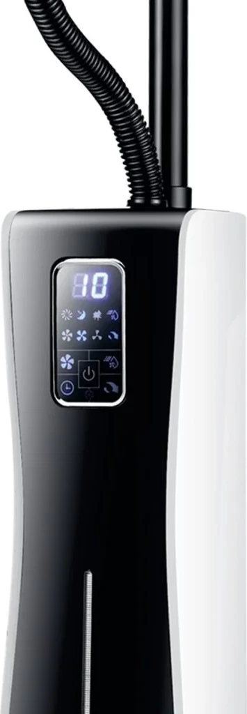 Ventilator dyshemeje me mjegull, Elit, FMS-4017N, 16" (40 cm), 3 shpejtësi 3 mënyra, oscilim 70°, panel Touch me LED dhe telekomandë, depozitë uji 3L