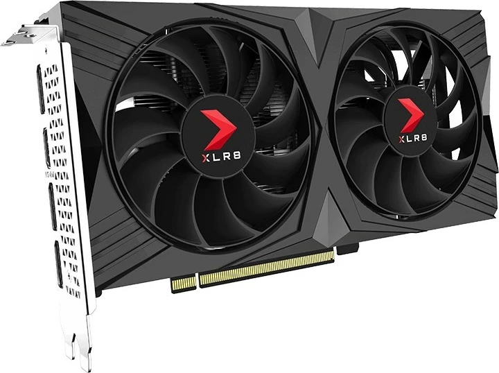 Kartelë grafike PNY GeForce RTX 4060 XLR8 Gaming VERTO, 8 GB, E zezë