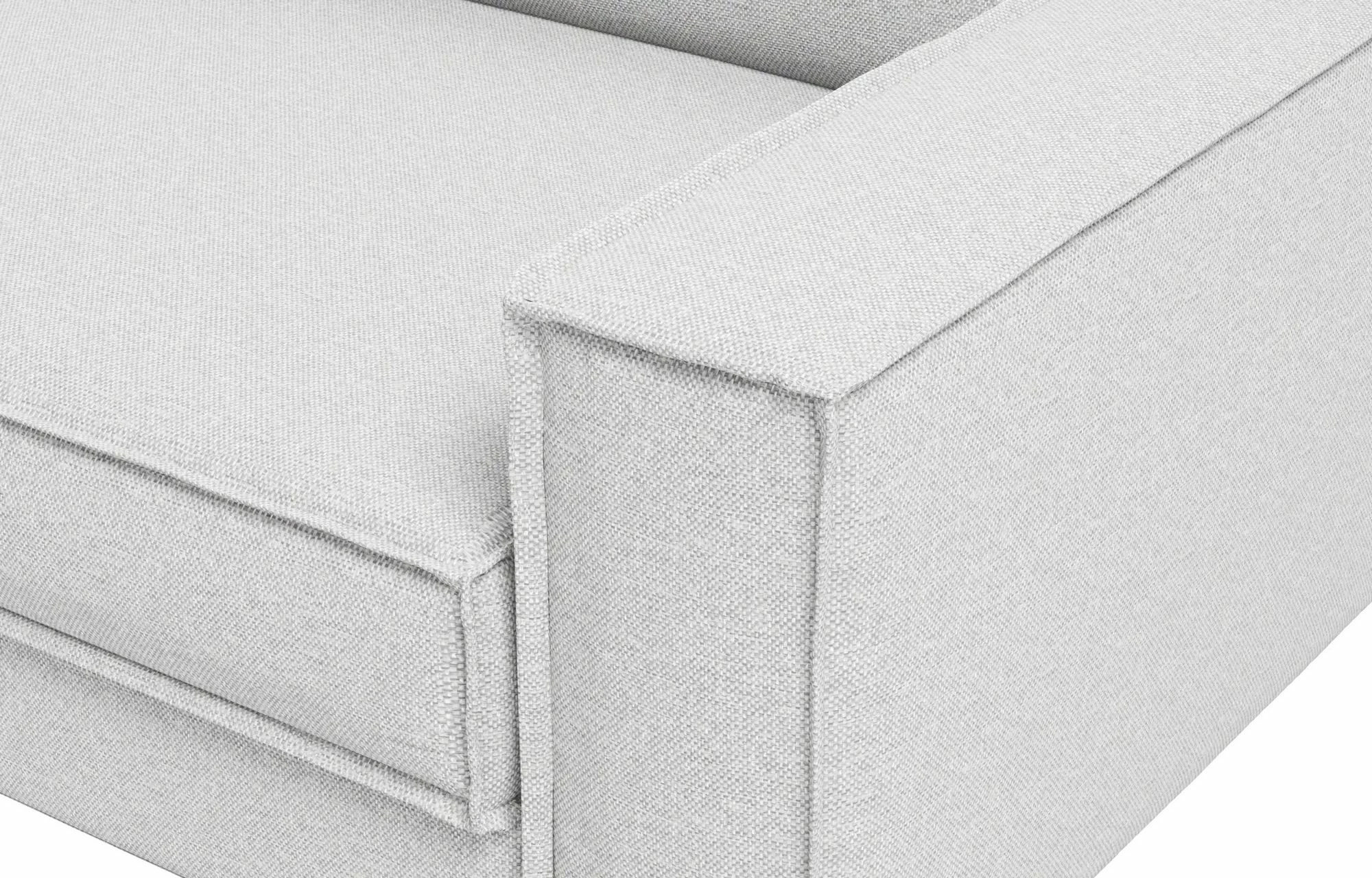 Divan dy-vendësh, ngjyrë Pebble, këmbë dru arre, Atelier del Sofa Sparrow 2