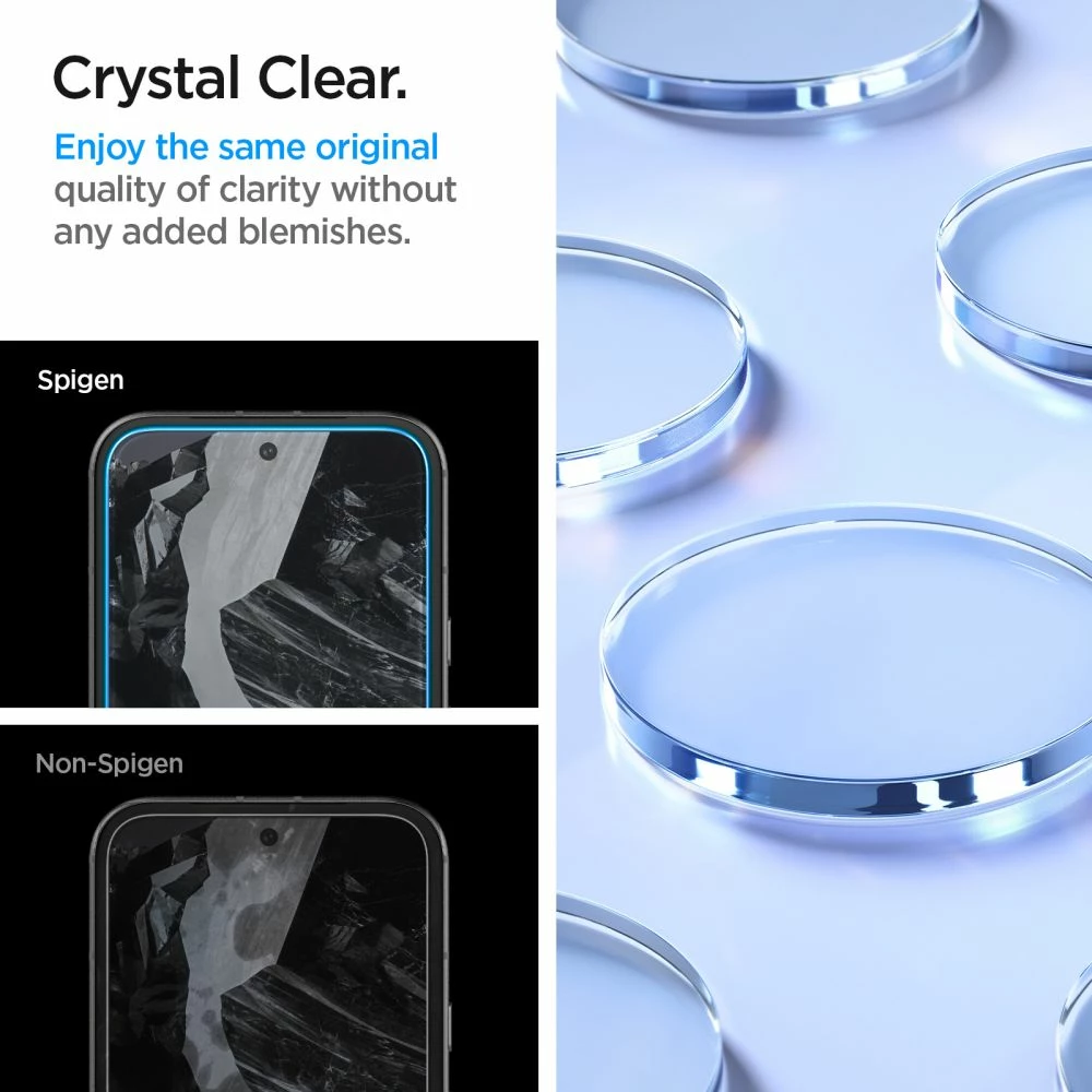 Mbrojtës ekrani xham i temperuar Spigen Glas.tR AlignMaster për Google Pixel 8A, 2 copë