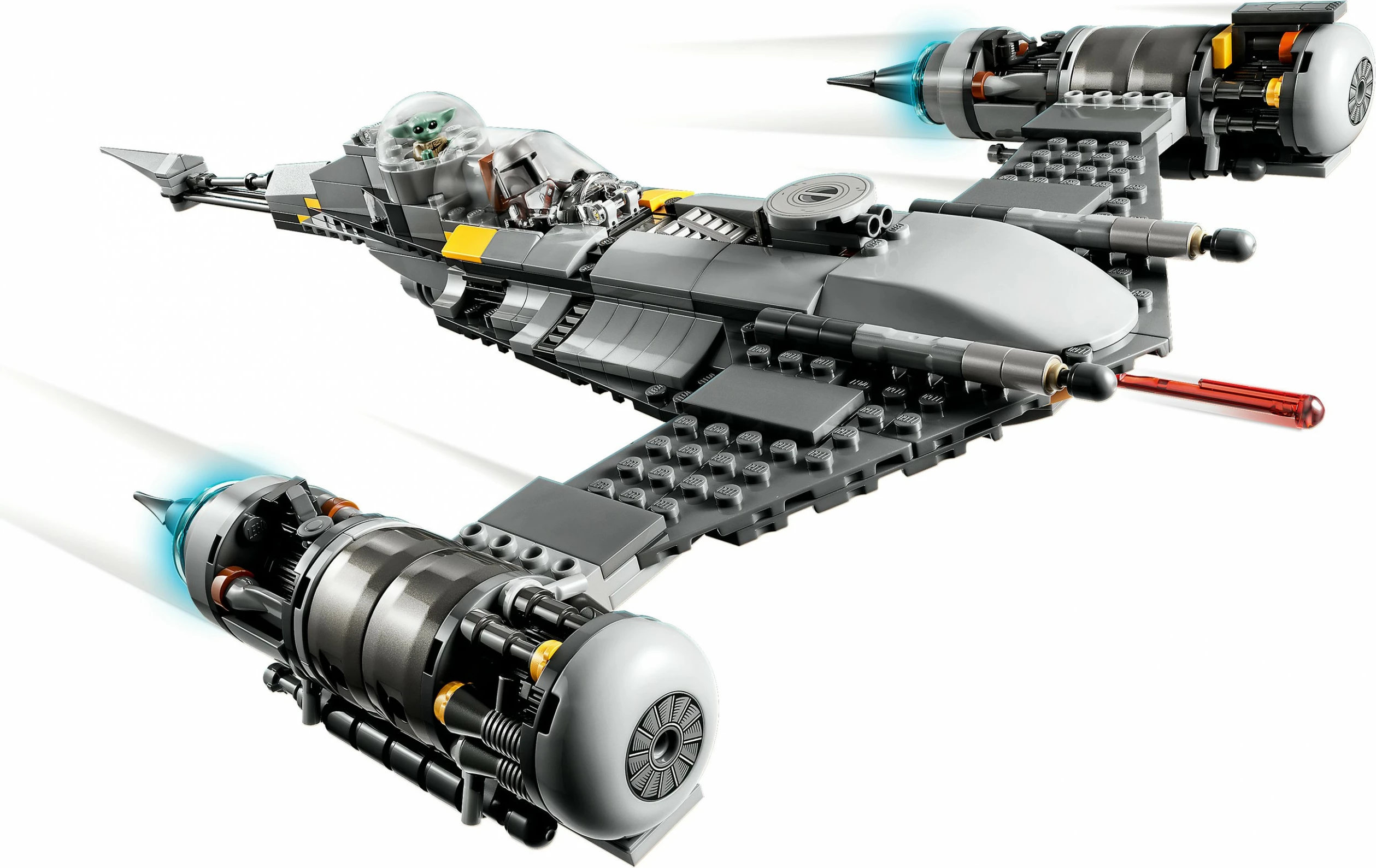 Set ndërtimi LEGO Star Wars The Mandalorian’s N-1 Starfighter, 412 pjesë, plastikë, shumëngjyrësh
