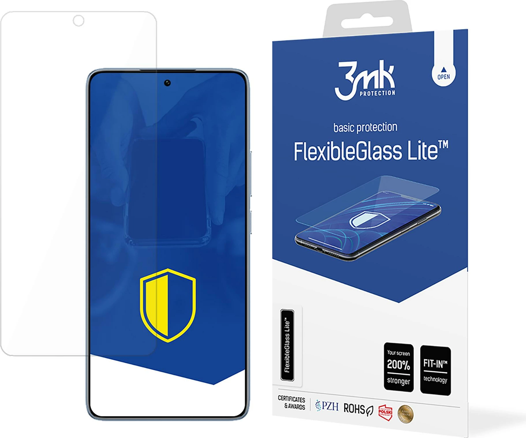 Mbështjellës xhami hibrid 3mk Protection FlexibleGlass Lite për Xiaomi 14T / 14T Pro