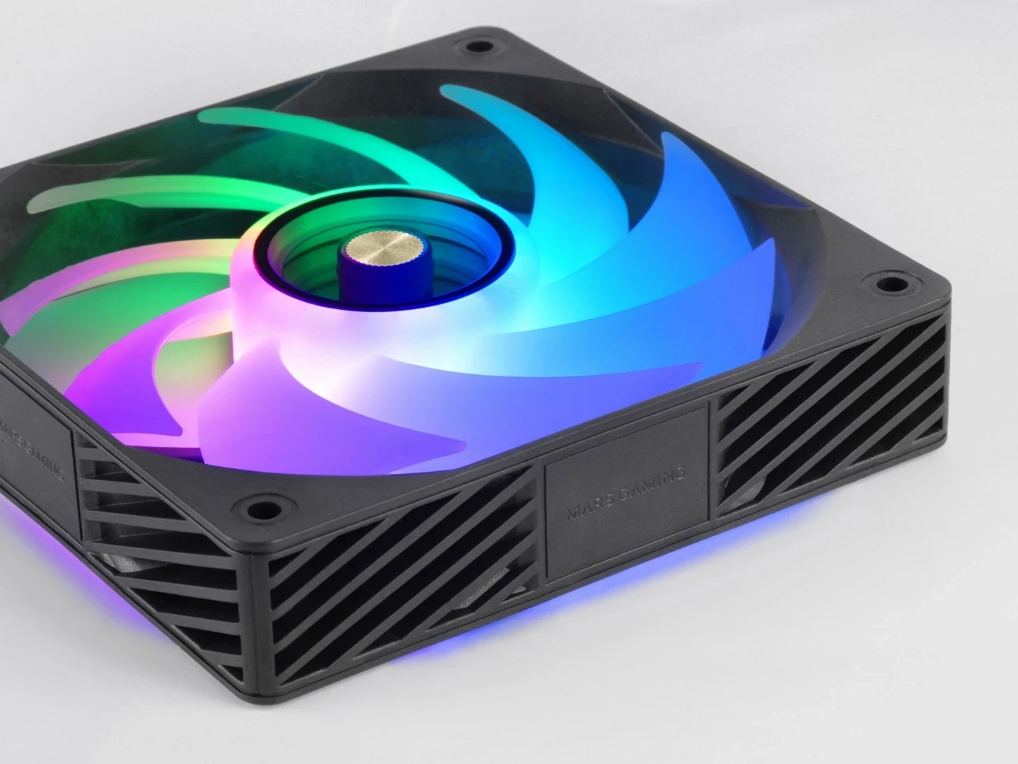 Set ventilatorësh për kasë kompjuteri TACENS Mars Gaming MFSI4KIT, 4x12 cm, LED gjelbër, i zi