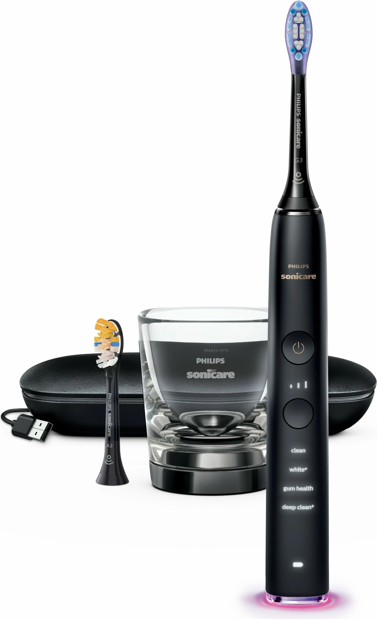 Furçë dhëmbësh elektrike Philips DiamondClean Smart HX9917/89, e zezë