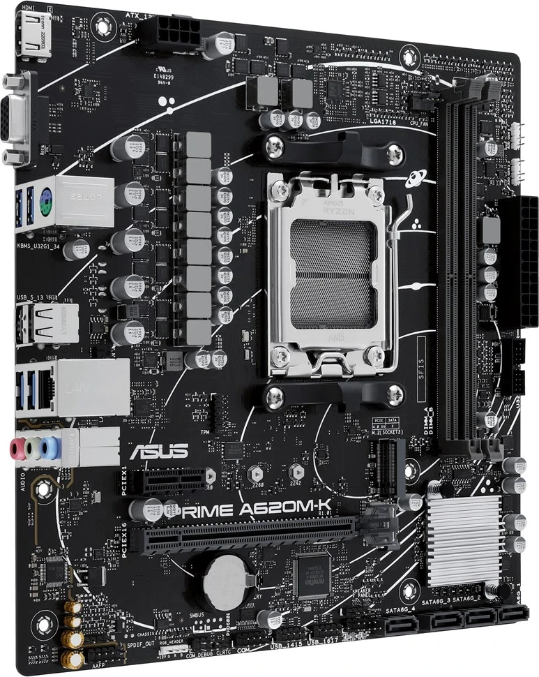 Pllakë amë ASUS PRIME A620M-K, Socket AM5, micro ATX