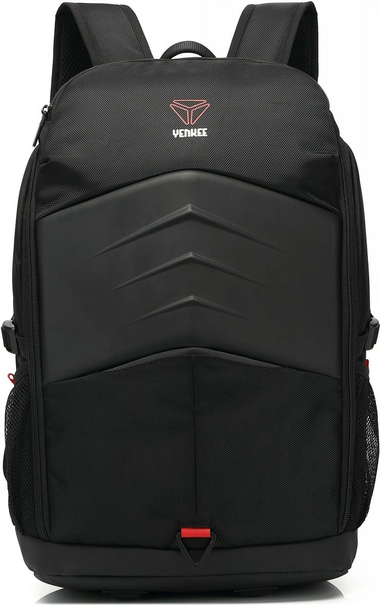 Çantë shpine për laptop YENKEE YBB 1503 SHIELD, 15.6", e zezë/kuqe